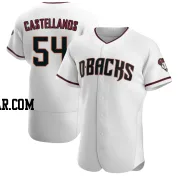 Humberto Castellanos Men's Arizona Diamondbacks White/Crimson Authentic Home Jersey