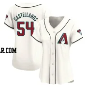 Humberto Castellanos Women's Arizona Diamondbacks White Limited Home Jersey