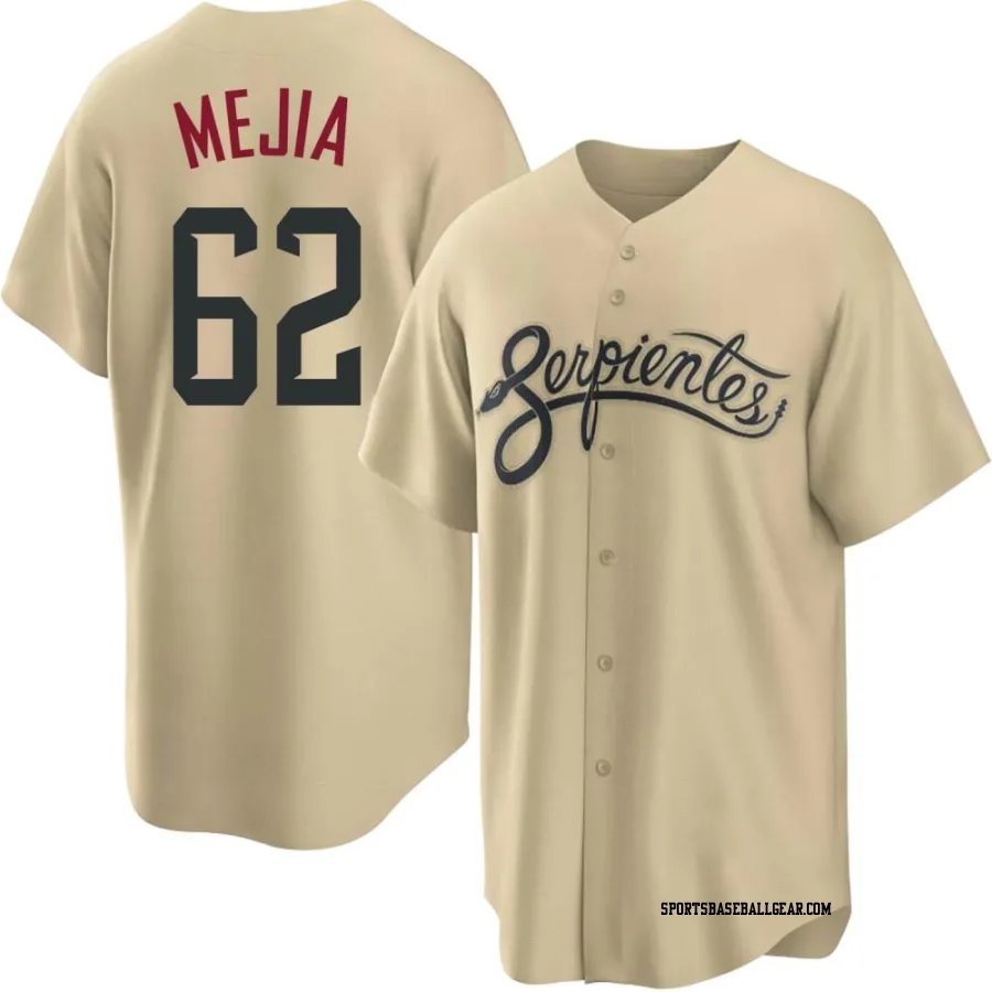 Humberto Mejia Men's Arizona Diamondbacks Gold Replica 2021 City Connect Cool Base Jersey