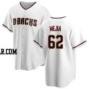 Humberto Mejia Men's Arizona Diamondbacks White Replica Home Jersey