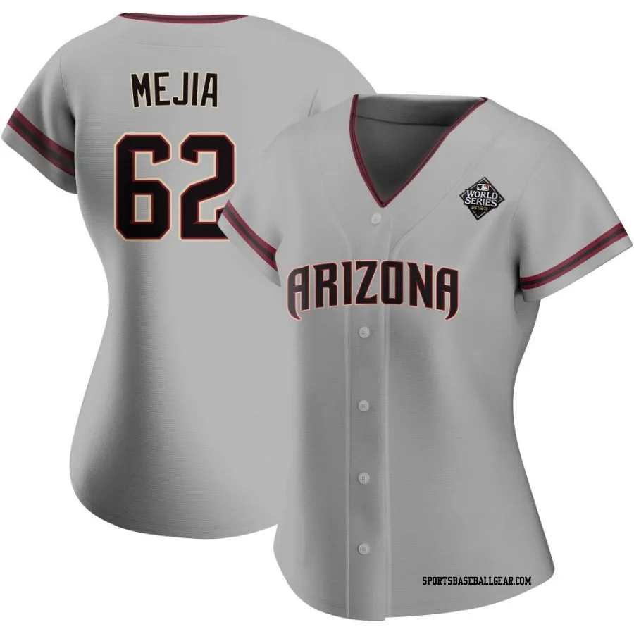 Humberto Mejia Women's Arizona Diamondbacks Gray Authentic Road 2023 World Series Jersey