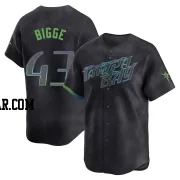 Hunter Bigge Men's Tampa Bay Rays Charcoal Limited 2024 City Connect Jersey