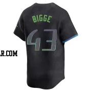 Hunter Bigge Men's Tampa Bay Rays Charcoal Limited 2024 City Connect Jersey