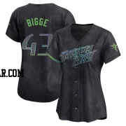 Hunter Bigge Women's Tampa Bay Rays Charcoal Limited 2024 City Connect Jersey