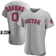 Hunter Dobbins Men's Boston Red Sox Gray Authentic Road Jersey