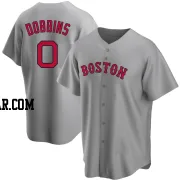 Hunter Dobbins Men's Boston Red Sox Gray Replica Road Jersey