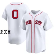 Hunter Dobbins Men's Boston Red Sox White Limited 2nd Home Jersey