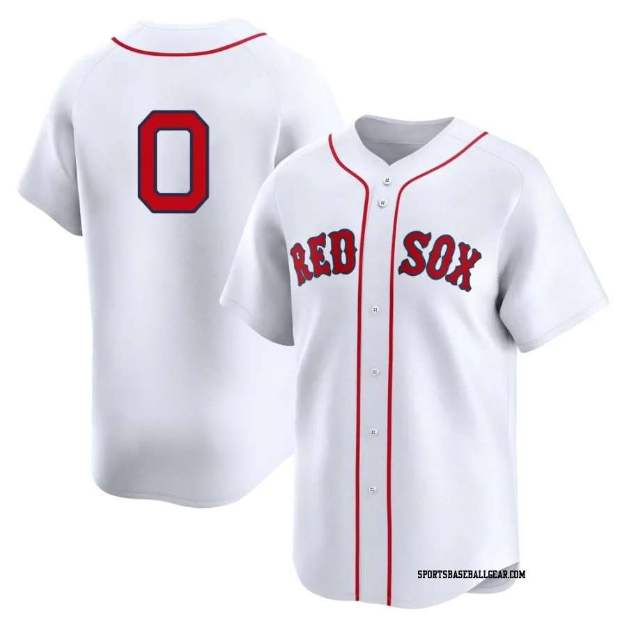 Hunter Dobbins Men's Boston Red Sox White Limited 2nd Home Jersey