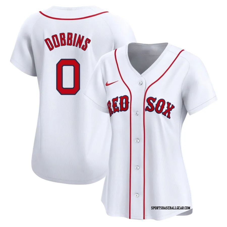 Hunter Dobbins Women's Boston Red Sox White Limited Home Jersey