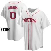 Hunter Dobbins Youth Boston Red Sox White Replica Alternate Jersey