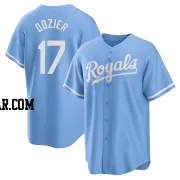 Hunter Dozier Youth Kansas City Royals Light Blue Replica 2022 Alternate Jersey