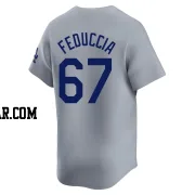 Hunter Feduccia Men's Los Angeles Dodgers Gray Limited Away Jersey