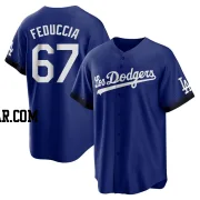 Hunter Feduccia Men's Los Angeles Dodgers Royal Replica 2021 City Connect Jersey