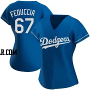 Hunter Feduccia Women's Los Angeles Dodgers Royal Authentic Alternate Jersey