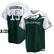 Hunter Goodman Men's Colorado Rockies Green Replica 2022 City Connect Jersey