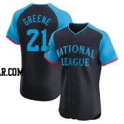 Hunter Greene Men's Cincinnati Reds Navy Elite National League 2024 All-Star Game Jersey