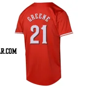 Hunter Greene Men's Cincinnati Reds Red Limited Alternate Jersey