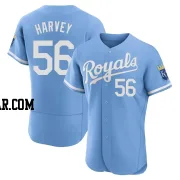 Hunter Harvey Men's Kansas City Royals Light Blue Authentic 2022 Alternate Jersey