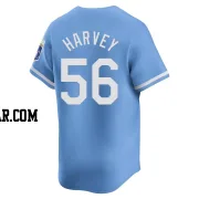 Hunter Harvey Men's Kansas City Royals Light Blue Limited Alternate Jersey