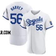 Hunter Harvey Men's Kansas City Royals White Authentic 2022 Home Jersey