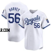 Hunter Harvey Men's Kansas City Royals White Limited Home Jersey