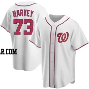 Hunter Harvey Men's Washington Nationals White Replica Home Jersey