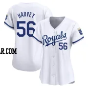 Hunter Harvey Women's Kansas City Royals White Limited Home Jersey