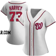 Hunter Harvey Women's Washington Nationals White Authentic Home Jersey