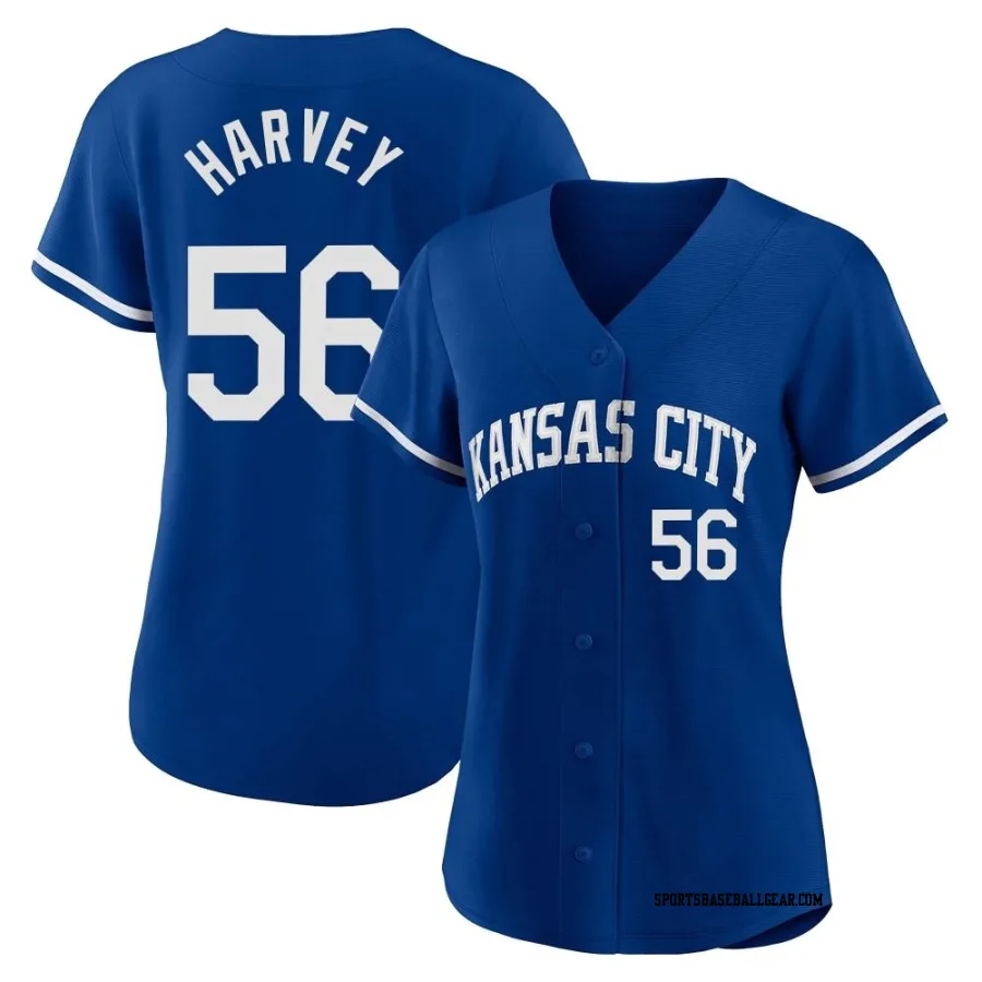 Hunter Harvey Youth Kansas City Royals Royal Replica 2022 Alternate Jersey