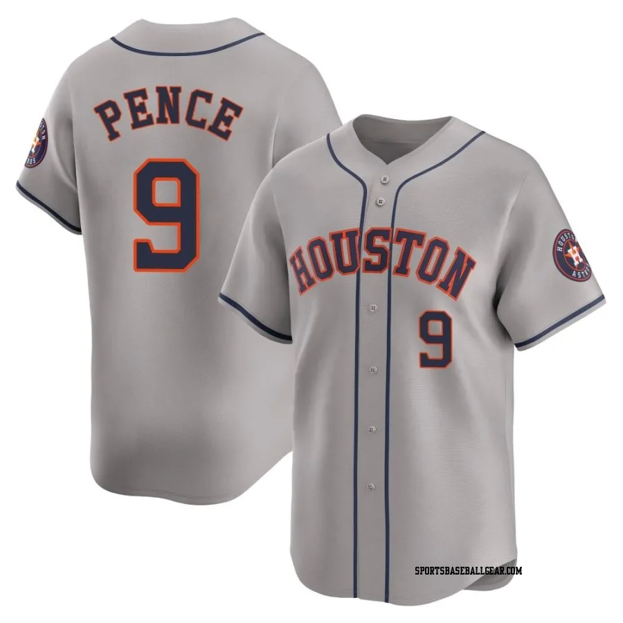 Hunter Pence Men's Houston Astros Gray Limited Away Jersey