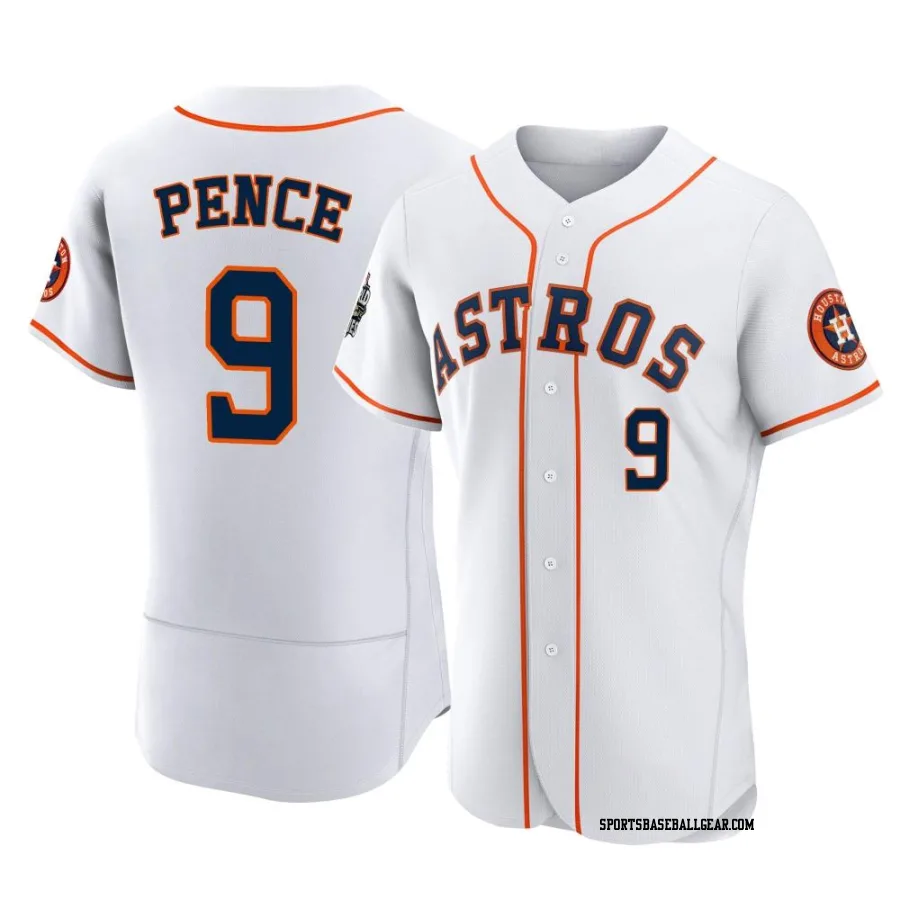 Hunter Pence Men's Houston Astros White Authentic 2022 World Series Home Jersey