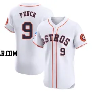 Hunter Pence Men's Houston Astros White Elite Home Patch Jersey