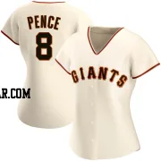 Hunter Pence Women's San Francisco Giants Cream Authentic Home Jersey