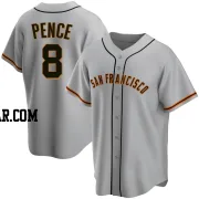 Hunter Pence Youth San Francisco Giants Gray Replica Road Jersey