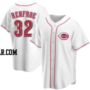 Hunter Renfroe Men's Cincinnati Reds White Replica Home Jersey