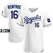 Hunter Renfroe Men's Kansas City Royals White Authentic Home Jersey