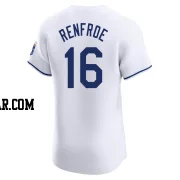 Hunter Renfroe Men's Kansas City Royals White Elite Home Jersey