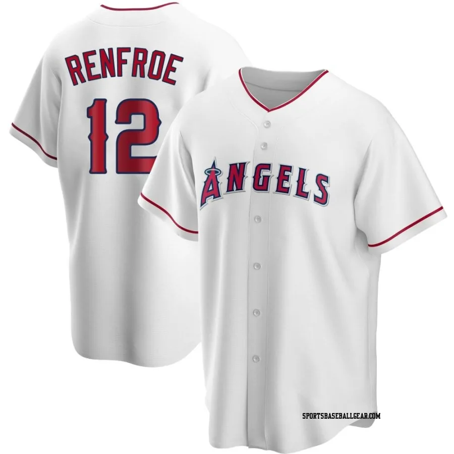 Hunter Renfroe Men's Los Angeles Angels White Replica Home Jersey