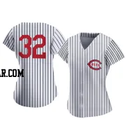 Hunter Renfroe Women's Cincinnati Reds White Replica 2022 Field Of Dreams Jersey