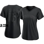 Hunter Renfroe Women's Kansas City Royals Black Replica Pitch Fashion Jersey