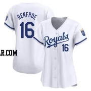 Hunter Renfroe Women's Kansas City Royals White Limited Home Jersey