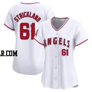 Hunter Strickland Women's Los Angeles Angels White Limited Home Jersey