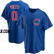 Hunter Viets Men's Chicago Cubs Royal Replica Alternate Jersey