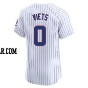 Hunter Viets Men's Chicago Cubs White Elite Home Jersey