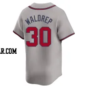 Hurston Waldrep Men's Atlanta Braves Gray Limited Away Jersey