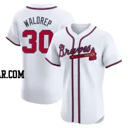 Hurston Waldrep Men's Atlanta Braves White Elite Home Jersey