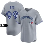 Hyun Jin Ryu Youth Toronto Blue Jays Gray Limited Away Jersey