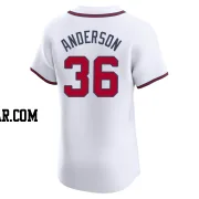 Ian Anderson Men's Atlanta Braves White Elite Home Jersey