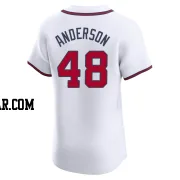 Ian Anderson Men's Atlanta Braves White Elite Home Jersey