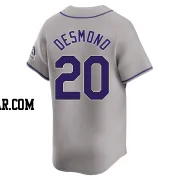 Ian Desmond Men's Colorado Rockies Gray Limited Road Jersey